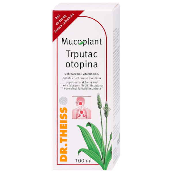 DR.THEISS Mucoplant sirup za suvi kašalj sa bokvicom 100ml