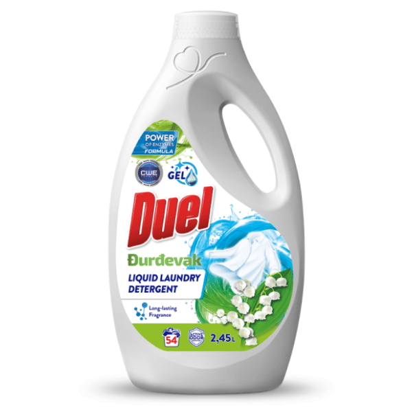 DUEL Đurđevak tečni deterdžent za veš 54 pranja (2,45l)