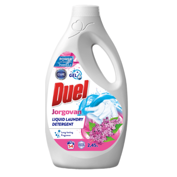 DUEL jorgovan tečni deterdžent 54 pranja (2,45l)