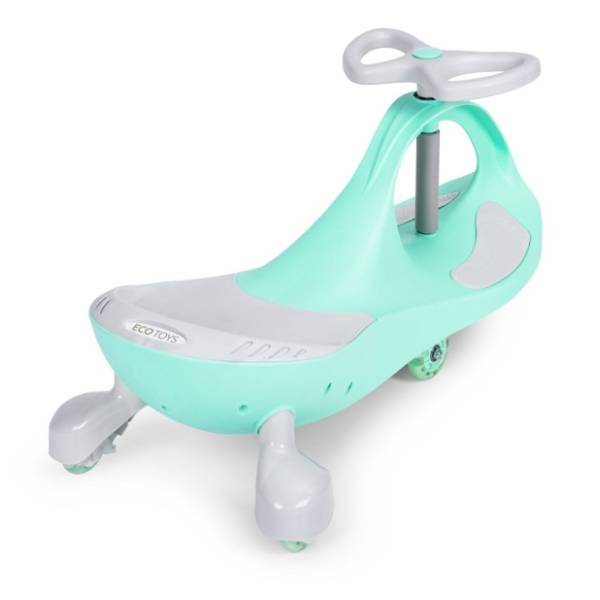 ECO TOYS guralica sa LED točkovima Wiggle zelena