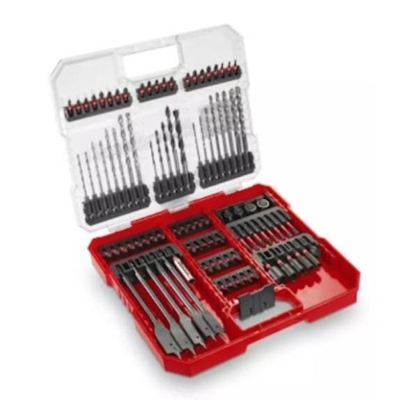 EINHELL 95-delni set bitova, burgija i nasadnih ključeva
