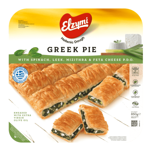 ELZYMI pita spanać, praziluk i feta sir 850g