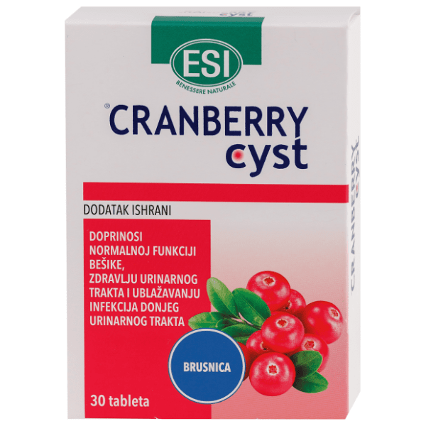 ESI Cranberry cyst brusnica tablete 30kom