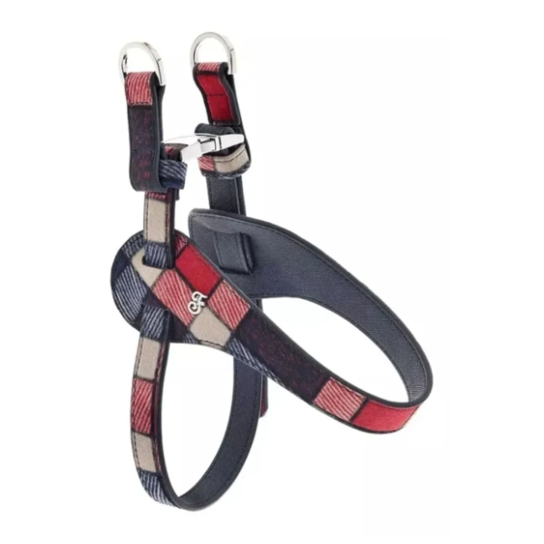 FERRIBIELLA Mokka am za pse M 45-67cm karirani