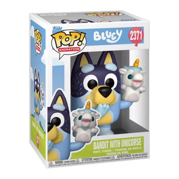 Figura Bandit with Unicourse Bluey FUNKO