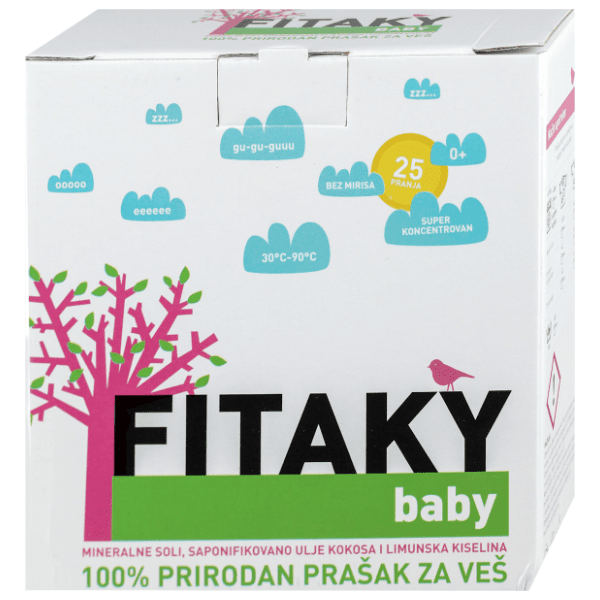 FITAKY Baby 100% prirodan prašak za veš 25 pranja (900g)