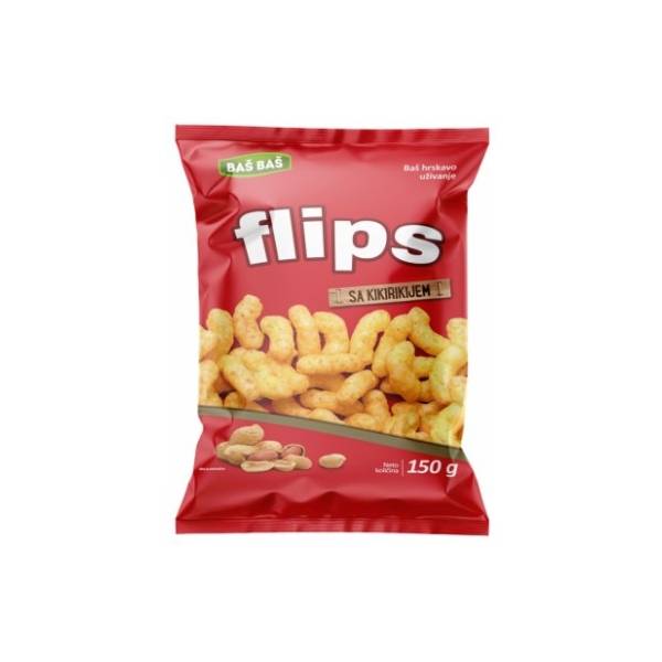 Flips BAŠ BAŠ sa kikirikijem 150g