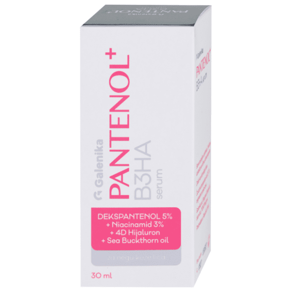 GALENIKA pantenol b3ha serum za lice 30ml