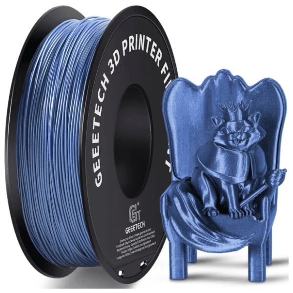 GEEETECH PLA 1,75 mm Sparkly Blue 3D filament