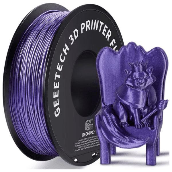 GEEETECH PLA 1,75 mm Sparkly Purple 3D filament