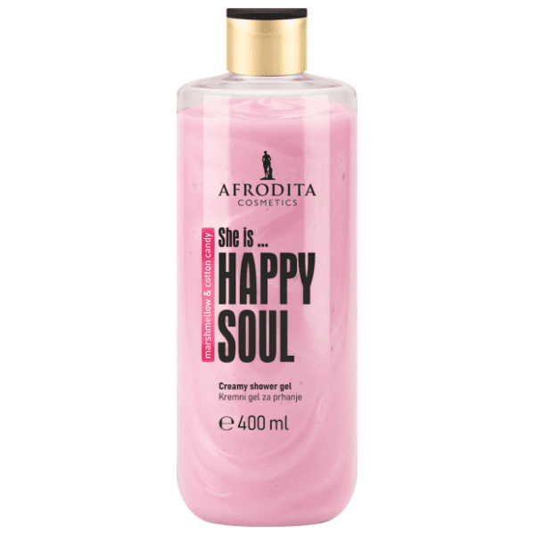 Gel za tuširanje AFRODITA Happy soul 400ml