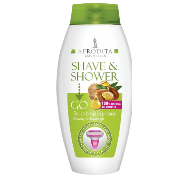 Gel za tuširanje AFRODITA Shave & shower 2u1 250ml