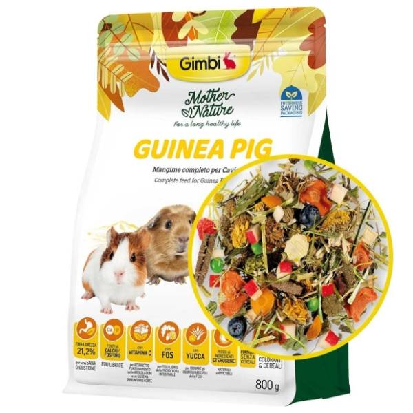 GIMBI Mother nature hrana za morsko prase 800g