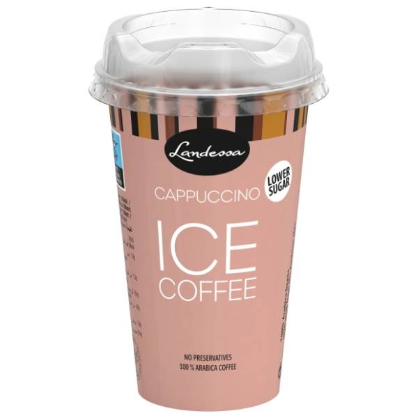 Gotova kafa LANDESSA capuccino  sa malom količinom šećera 230ml
