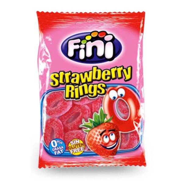 Gumene bombone FINI jelly strawberry rings 100g