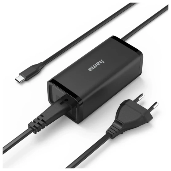 HAMA punjač za laptop USB-C GaN 65W
