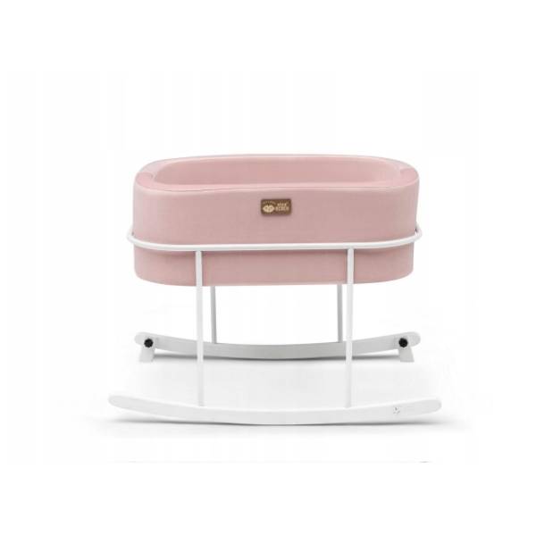 HANAH HOME kolevka Hier metal roze-bela