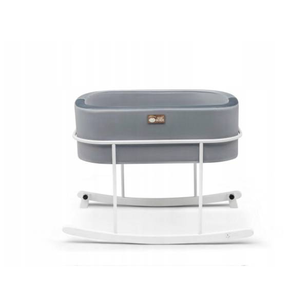 HANAH HOME kolevka Hier metal sivo-bela