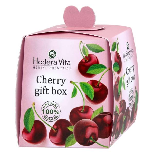 HEDERA VITA set Cherry (sapun, krema za ruke i balzam za usne)