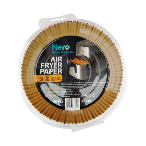 HERO papir za pečenje airfryer 20cm 50kom