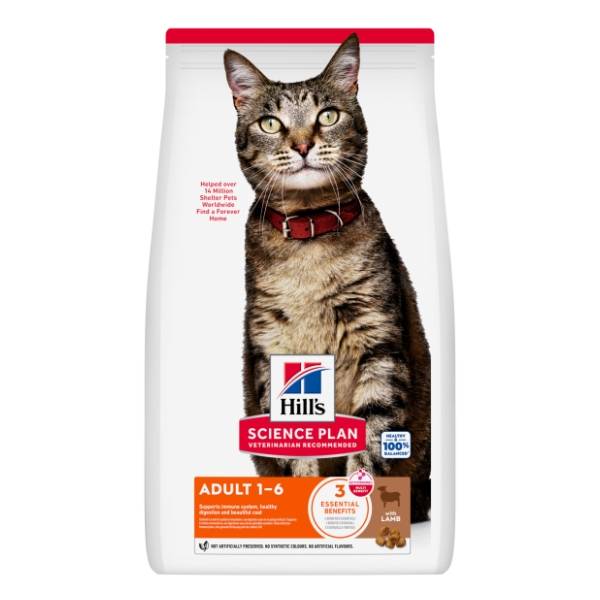 HILL'S Science Plan adult hrana za mačke jagnjetina 1,5kg