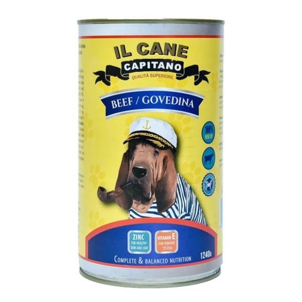 IL CANE CAPITANO hrana za pse govedina 1,24kg