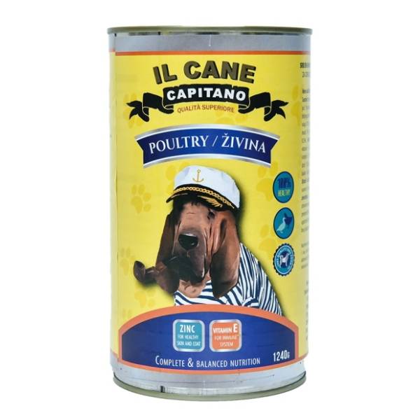 IL CANE CAPITANO hrana za pse živina 1,24kg