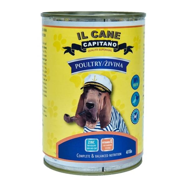 IL CANE CAPITANO hrana za pse živina 415g