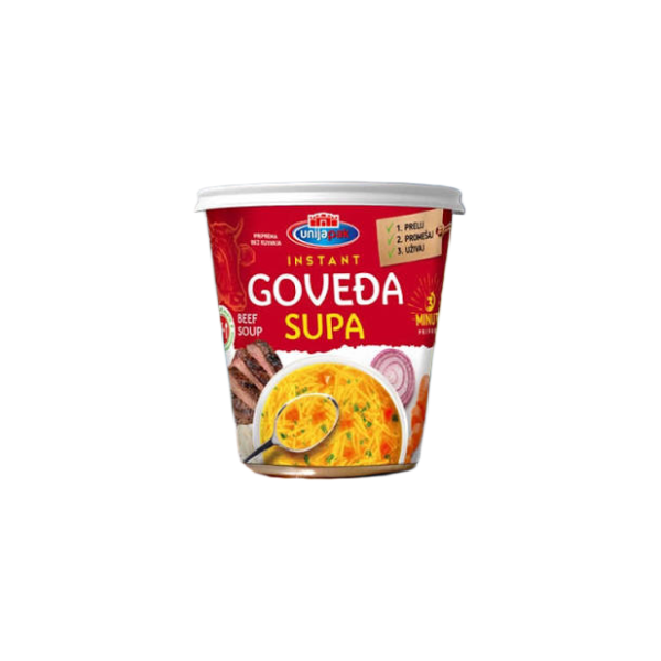 Instant supa UNIJAPAK goveđa u čaši 15g