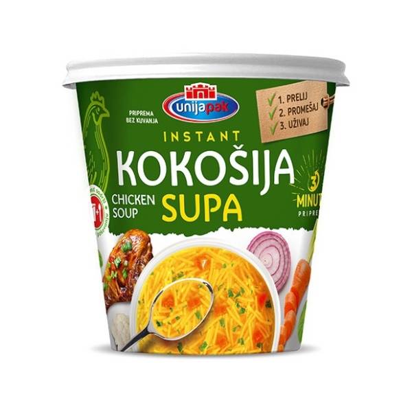 Instant supa UNIJAPAK kokošija u čaši 15g