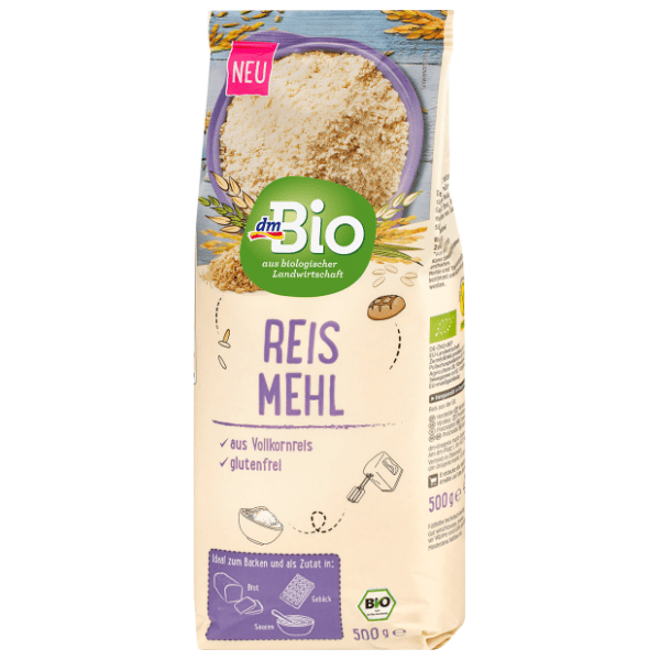 Integralno brašno DM BIO pirinčano 500g