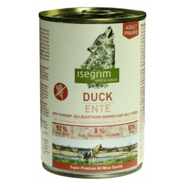 ISEGRIM hrana za pse prerijska pačetina 400g