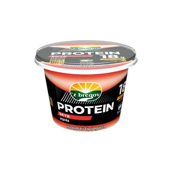 Jogurt skyr Z'BREGOV protein jagoda 200g