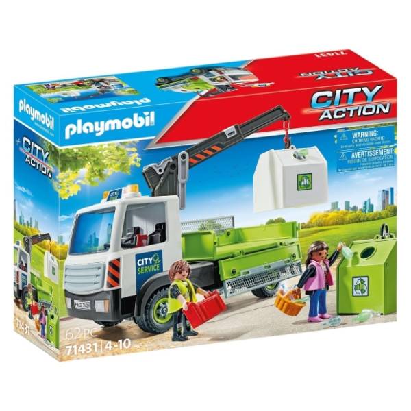 Kamion za reciklažu stakla PLAYMOBIL