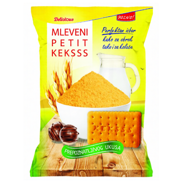 Keks DELICIOUS Petit mleveni 500g