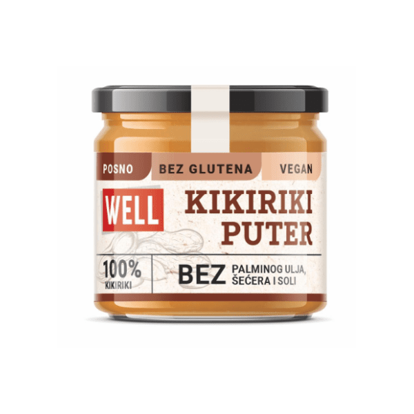 Kikiriki puter WELL 370g