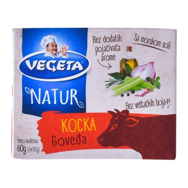Kocka za supu VEGETA natur goveđa 60g