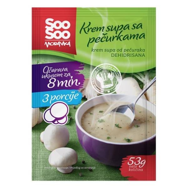 Krem supa MORAVKA sa pečurkama 53g