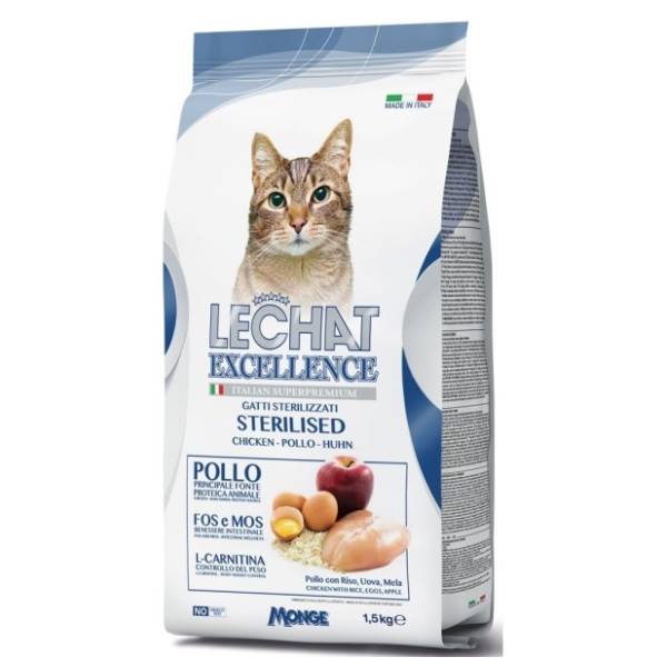 LECHAT excellence hrana za mačke piletina 1,5kg