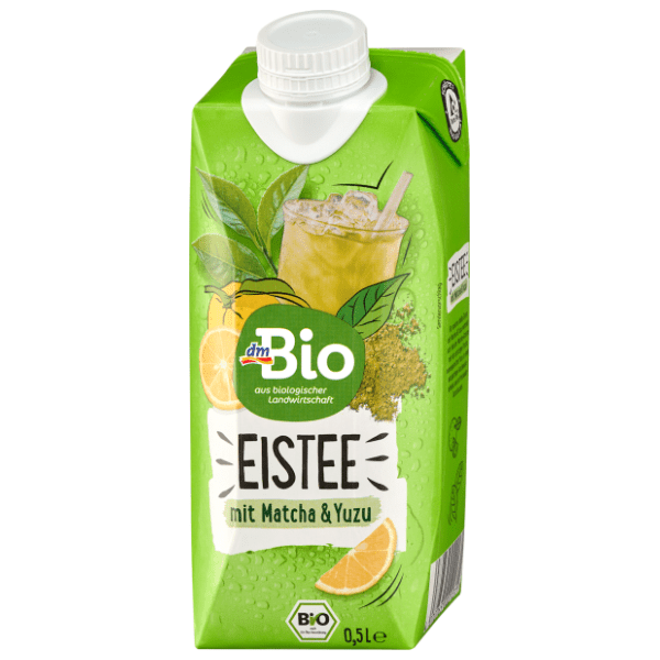 Ledeni čaj DM BIO matcha yuzu 500ml