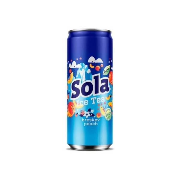 Ledeni čaj SOLA breskva 0,33l