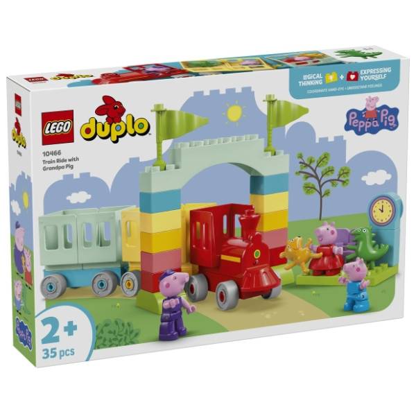 LEGO DUPLO vožnja vozom sa dekom Prasetom 10466