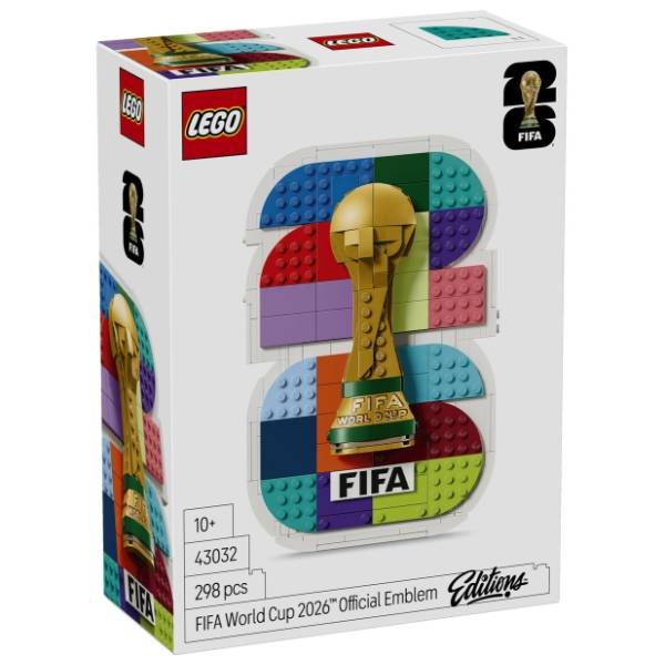 LEGO Editions zvanični amblem FIFA Svetskog prvenstva 2026 43032