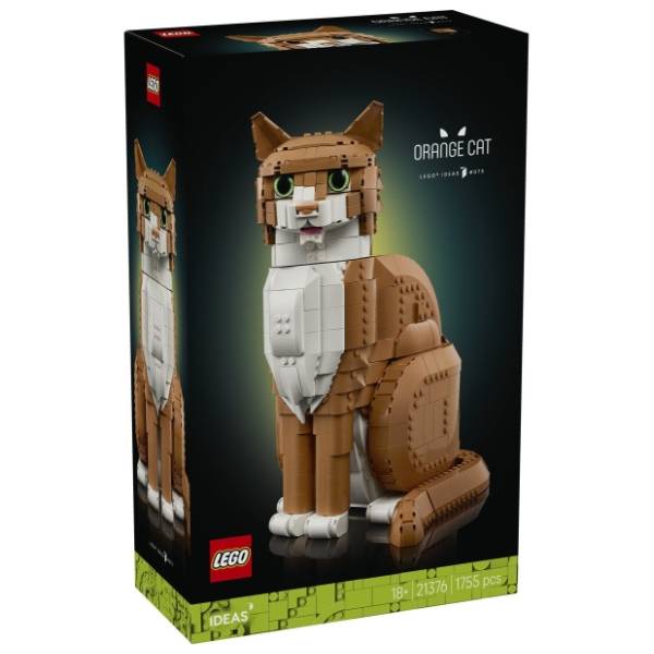 LEGO Ideas narandžasta mačka 21376