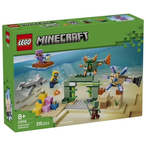 LEGO Minecraft podvodna avantura 21598