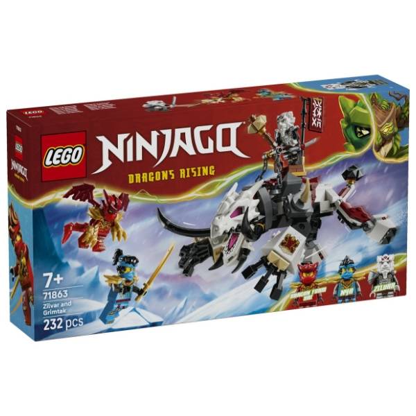 LEGO NINJAGO Zilvar i zmajevita zver Grimtak 71863