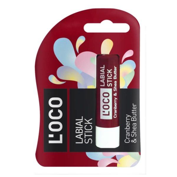 LOCO Cranberry & shea butter balzam za usne 5,1g