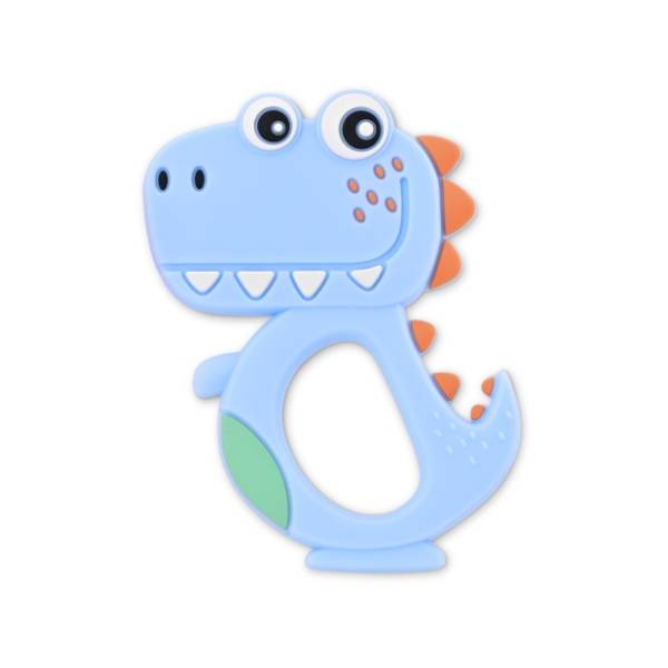 LORELLI silikonska glodalica Dino lucky plava