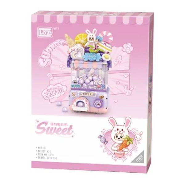 LOZ kocke Gashapon machine purple