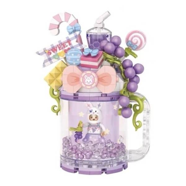 LOZ kocke Quicksand cup purple
